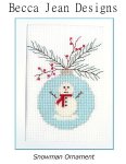 (image for) Snowman Ornament